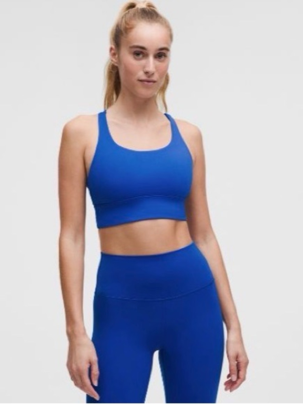 Galactic Colbalt lululemon workout set